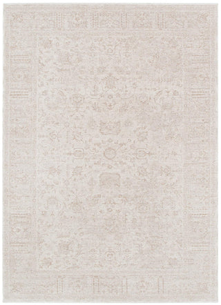 Heritage Distressed Border Beige Rug