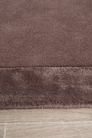 Hugo Grape Wool Runner Rug