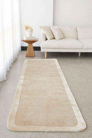 Hugo Husk Wool Runner Rug