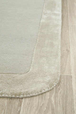 Hugo Silver Wool Rug