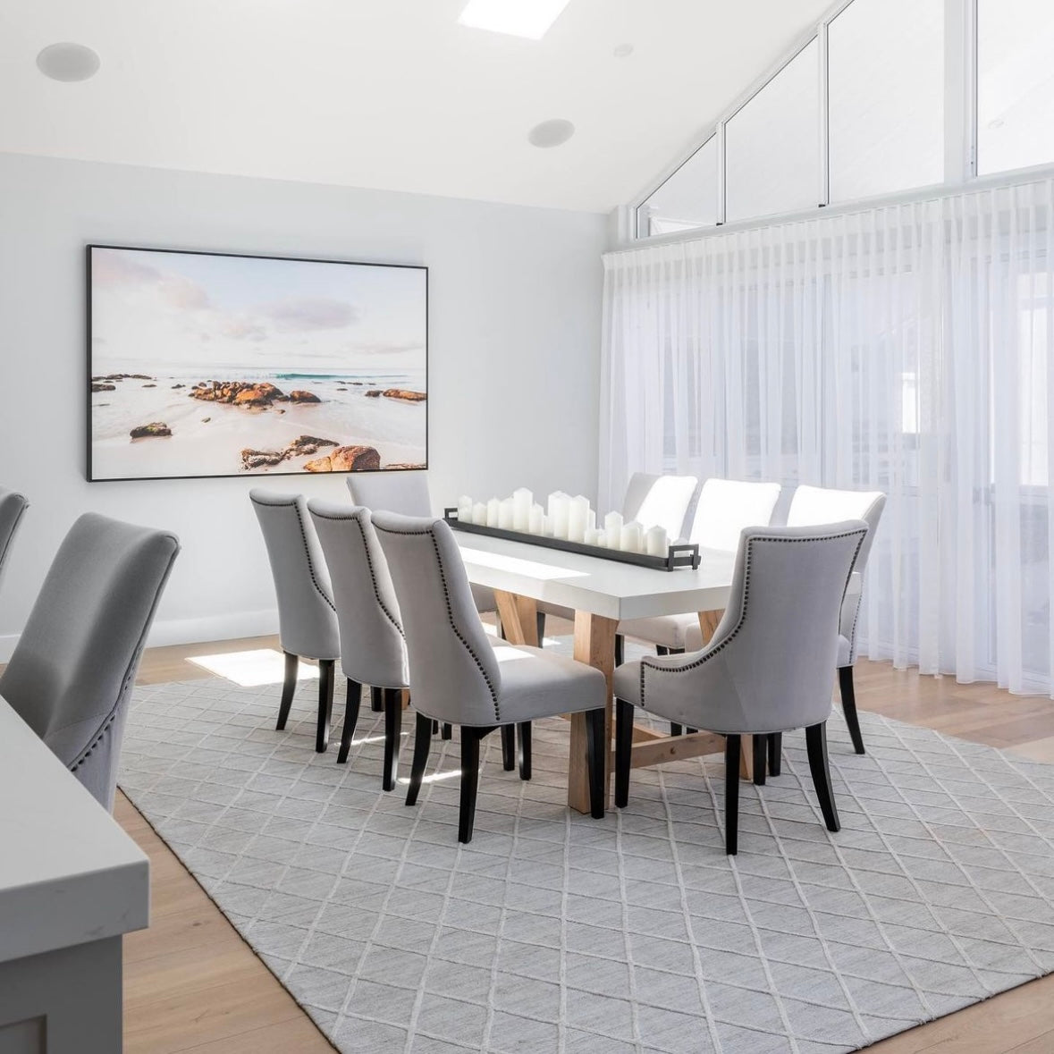 Portland Wool Lattice Rug Simple Style Co