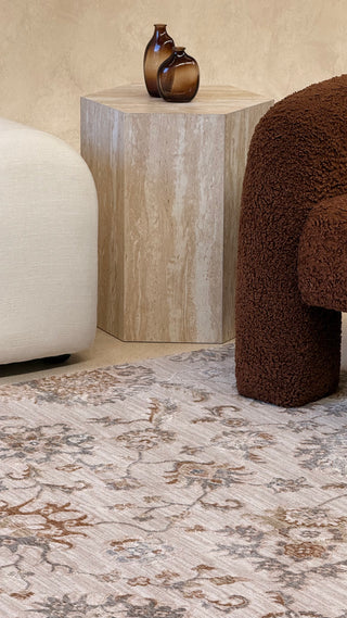 Delphine Antique Bloom Multi Vintage Rug