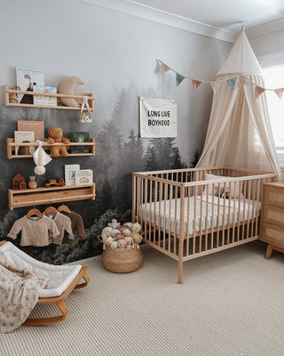 Skandi Natural White Felted Wool Rug