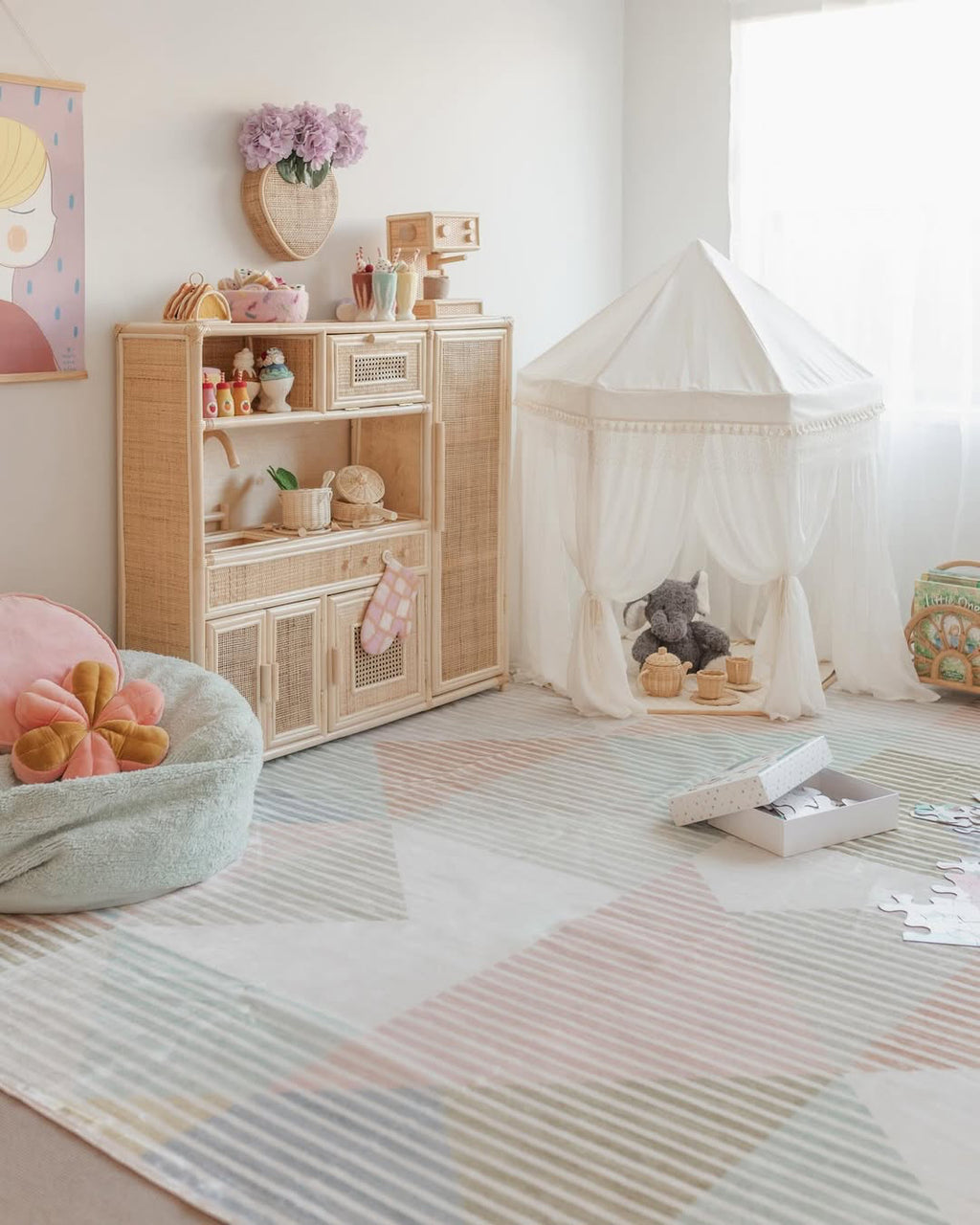 Revive Dali Pastel Washable Rug – Simple Style Co