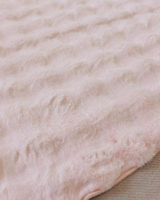 Bubble Blush Round - Machine Washable Rug