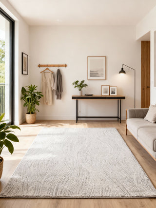 Lido Ripple Light Grey Rug