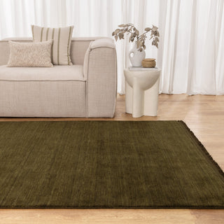 Charleston Green Wool Rug