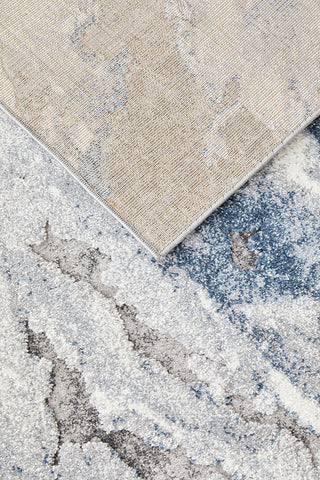 Mineral Blue Modern Rug