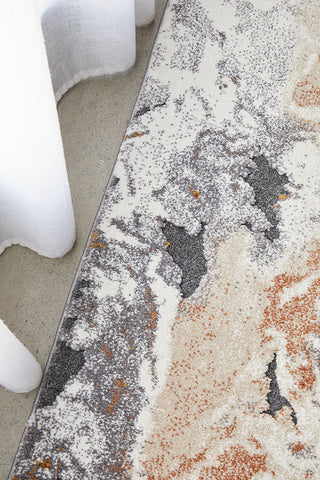 Mineral Rust Modern Rug