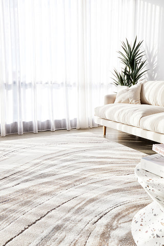 Mineral Ivory Modern Rug