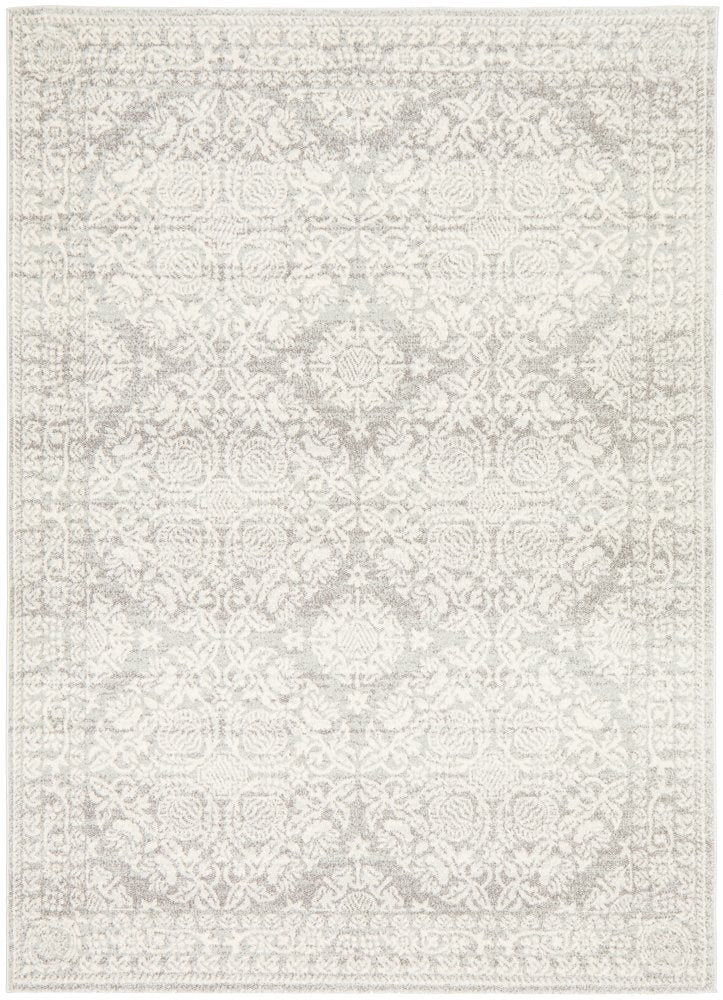 Gwyneth Transitional Silver Rug | Simple Style Co