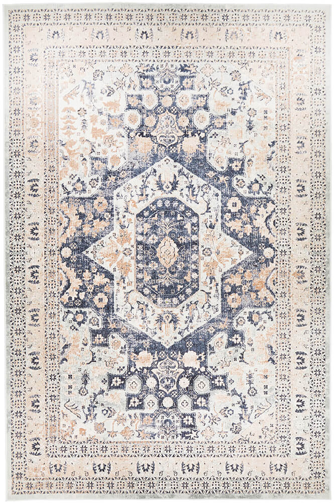 Delphine Traditional Rug Blue - Simple Style Co