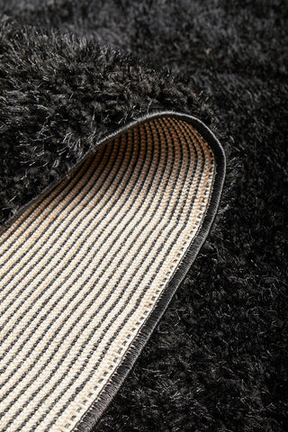 Sienna Black Shag Rug