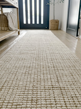 Arabella Natural Wool & Jute Runner