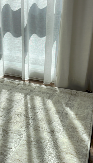 Noto Ivory Striped Rug