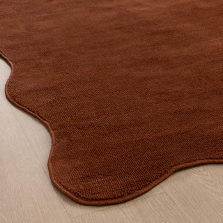 Ollie Scalloped Terracotta Runner