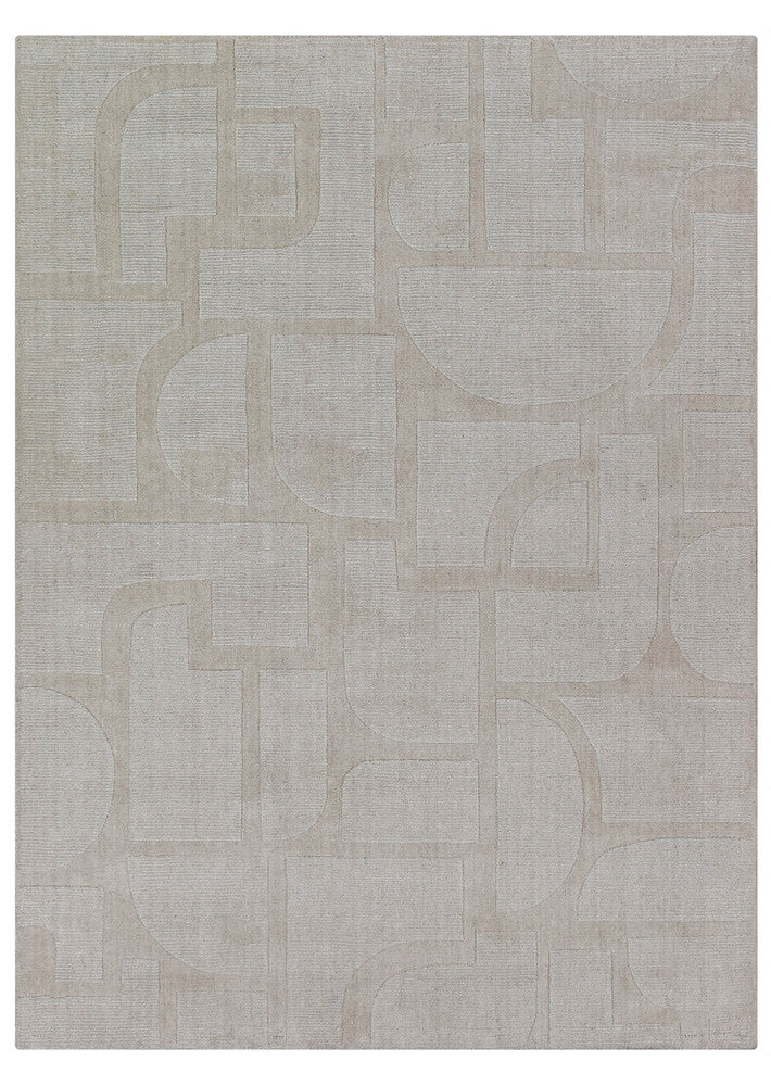Montana Powdered Beige Wool Rug | Simple Style Co