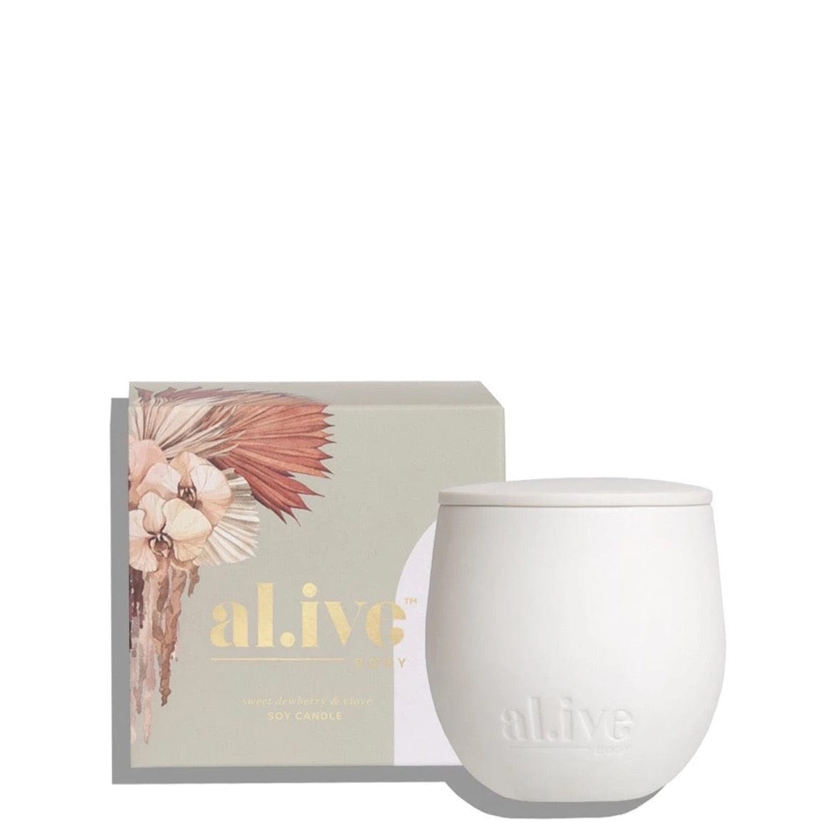 al.ive body Candles Sweet Dewberry & Clove Soy Candle