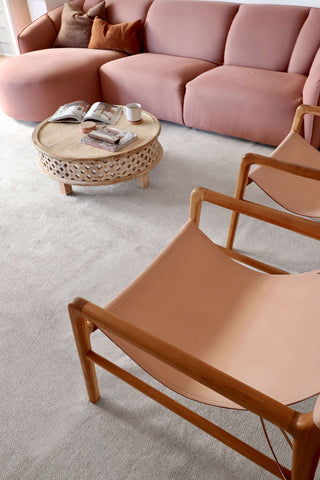 Alderly Ivory Flatweave Washable Rug