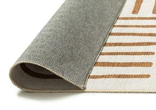 Anacortes Mustard Matchstick Indoor Outdoor Washable Rug