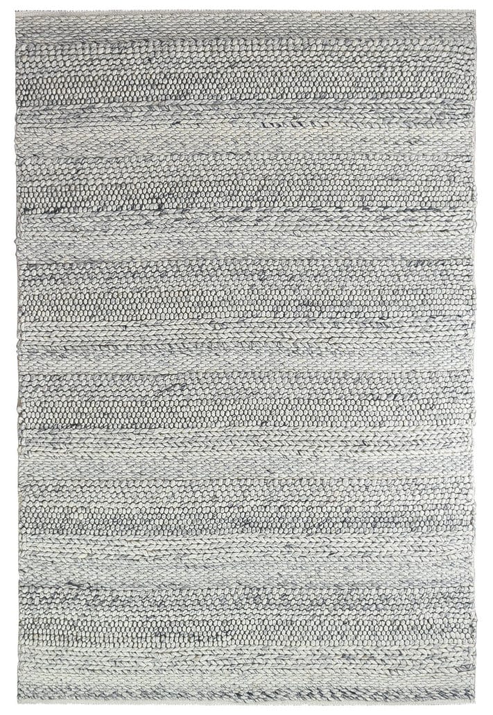 Normandy Ivory Textured Wool Rug Simple Style Co