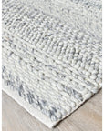 AUSTEX Rugs Normandy Ivory Textured Wool Rug