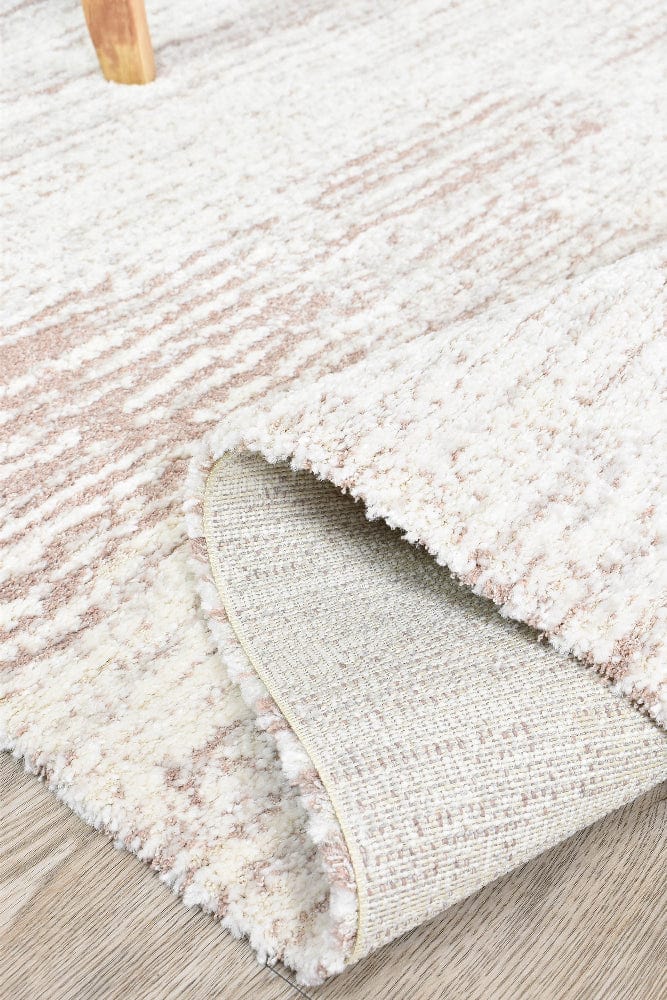 Rayne Cream & Pink Berber Rug | Simple Style Co