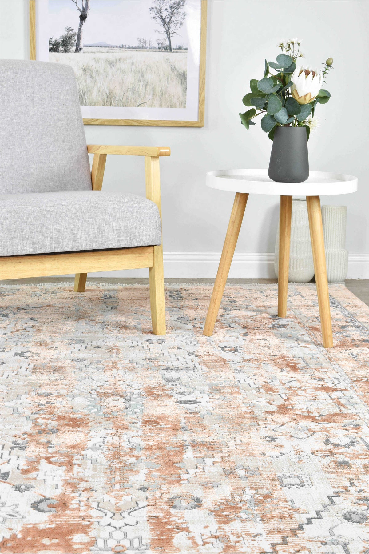 Spectrum Terracotta Rug Rosalind Terracotta Rug | Simple Style Co