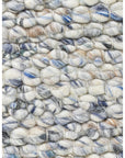 AUSTEX Rugs Sloane Marbled Blue & Ivory Wool Rug