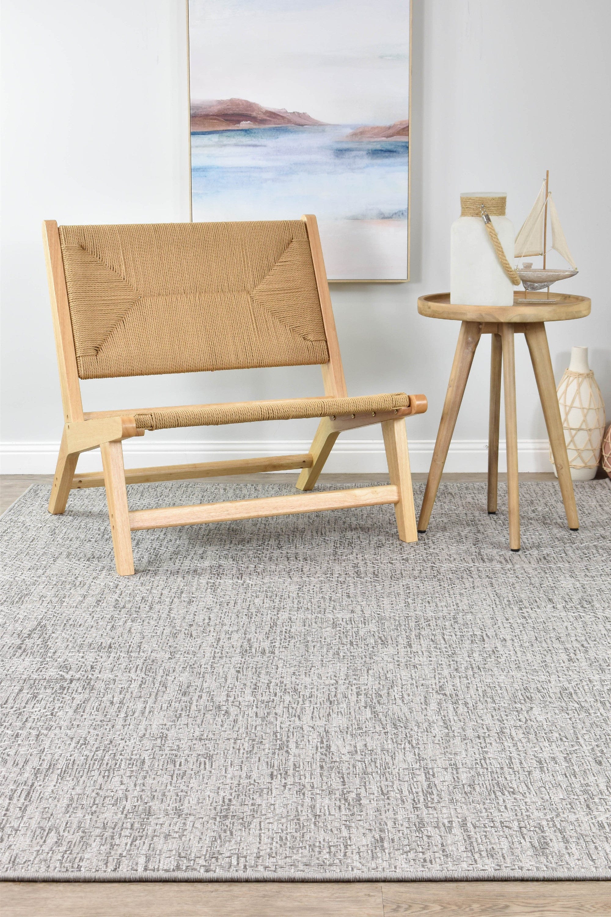Tala Light Grey Outdoor Rug | Simple Style Co