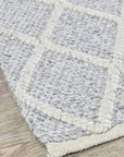 Austex Rugs Willow Grey Wool Rug