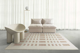 Bedford Brown Printed Washable Rug