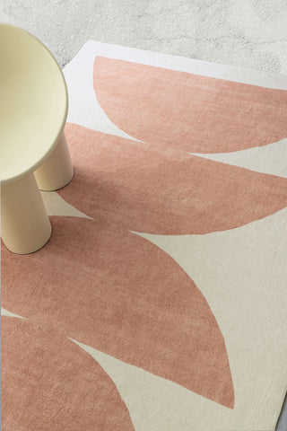 Bleecker Terracotta Printed Washable Rug
