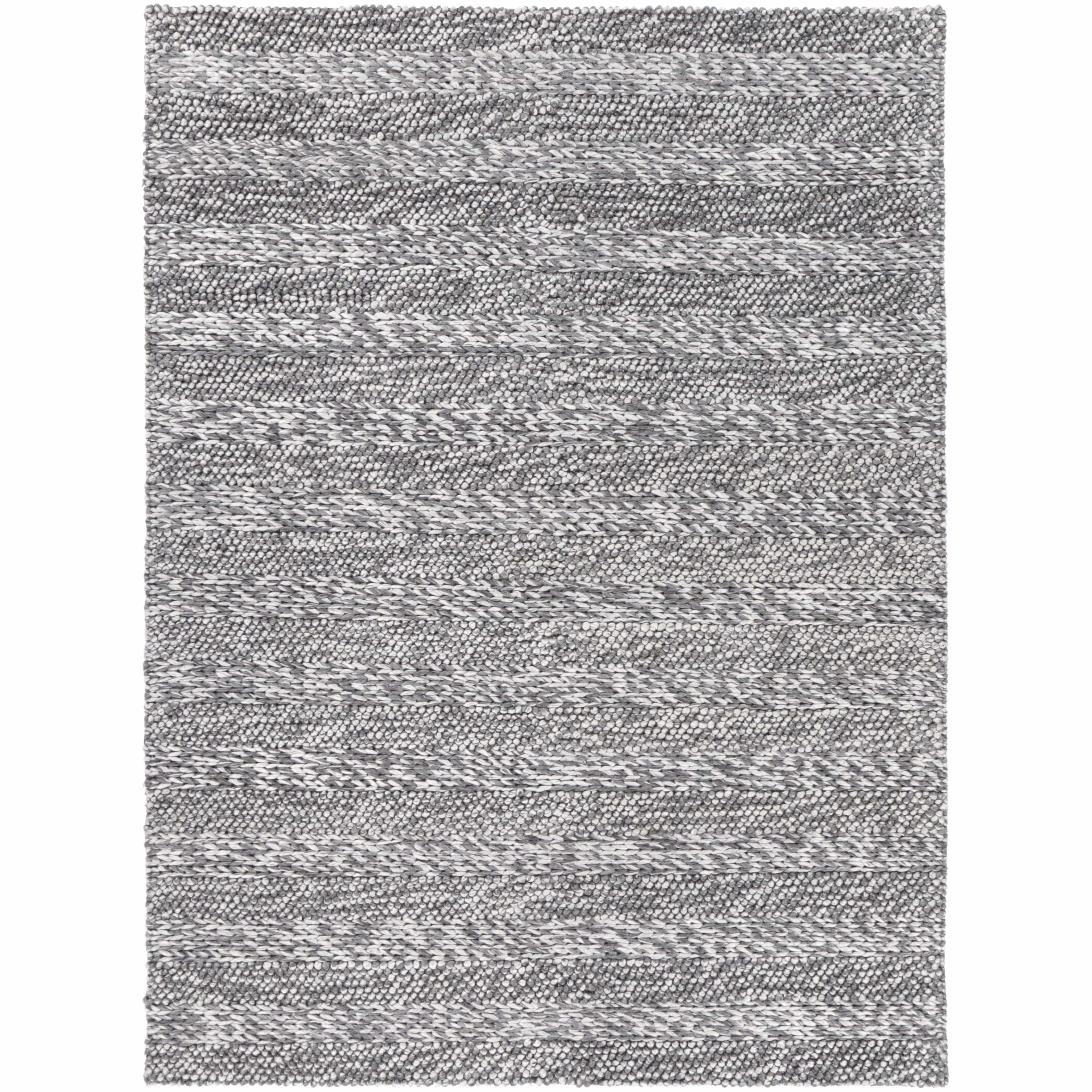 Brand Ventures RUGS 160x230cm Zayna Ringlets Charcoal Wool Blend Rug