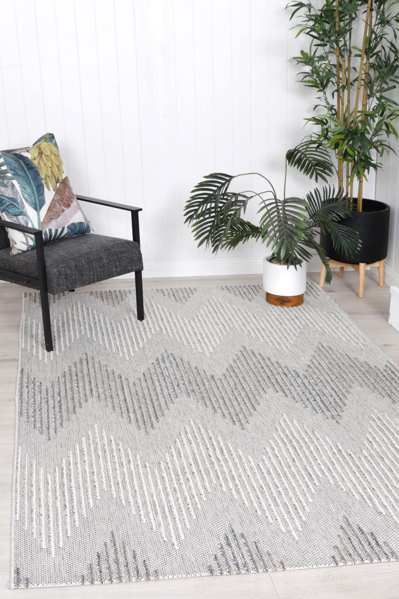 Falklands Grey Indoor Outdoor Rug Simple Style Co