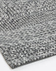 Brand Ventures RUGS Grace Charcoal Braided Wool Rug