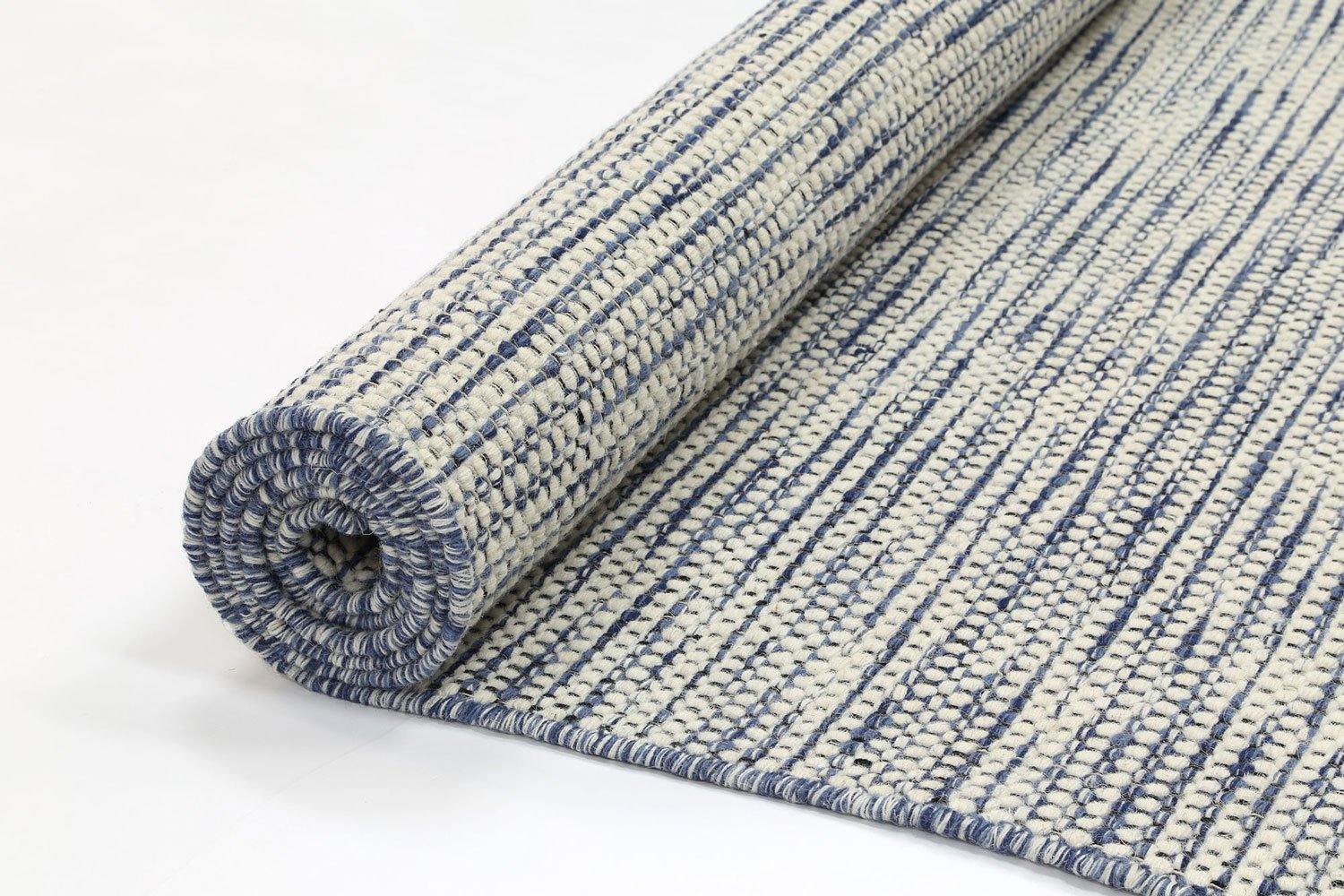 Brand Ventures RUGS Nordi Blue Reversible Wool Rug