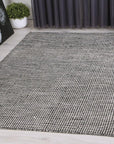 Brand Ventures Rugs Nordi Charcoal Grey Reversible Wool Rug
