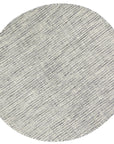 Brand Ventures Rugs Nordi Grey Reversible Wool Round Rug