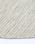 Brand Ventures RUGS Nordi Natural Reversible Round Wool Rug