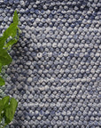 Brand Ventures RUGS Zayna Loopy Blue Wool Blend Rug