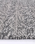 Brand Ventures RUGS Zayna Ringlets Charcoal Wool Blend Rug