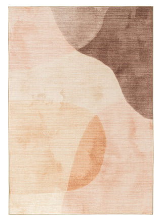 Camas Blush Abstract Indoor Outdoor Washable Rug