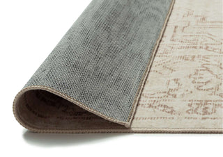 Castile Traditional Floral Taupe Washable Rug