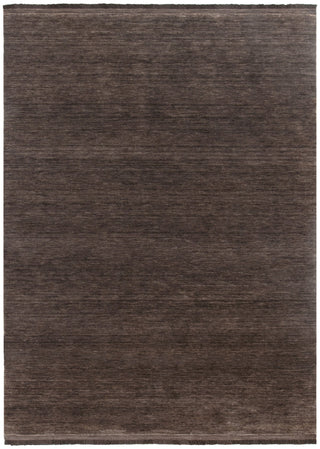 Hand knotted Charleston Brown Wool Rug