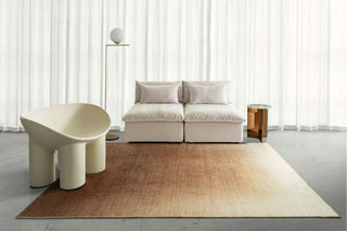 Decartur Light Brown Washable Rug
