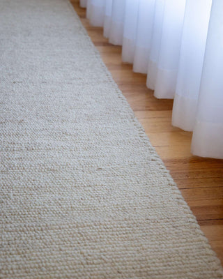 Denver Cream Neutral Marbled Wool Rug