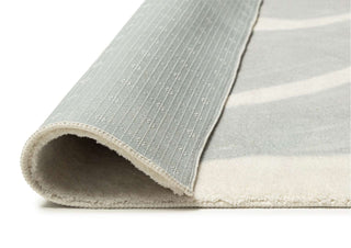 Faroe Blue Grey Abstract Washable Rug