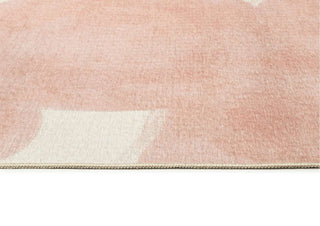Gables Peach Washable Indoor Outdoor Rug