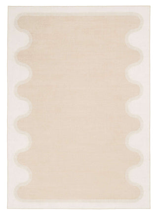 Hanauma Beige and Cream Washable Rug